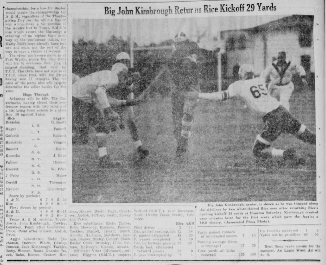 The Eagle Archives: November 20, 1939